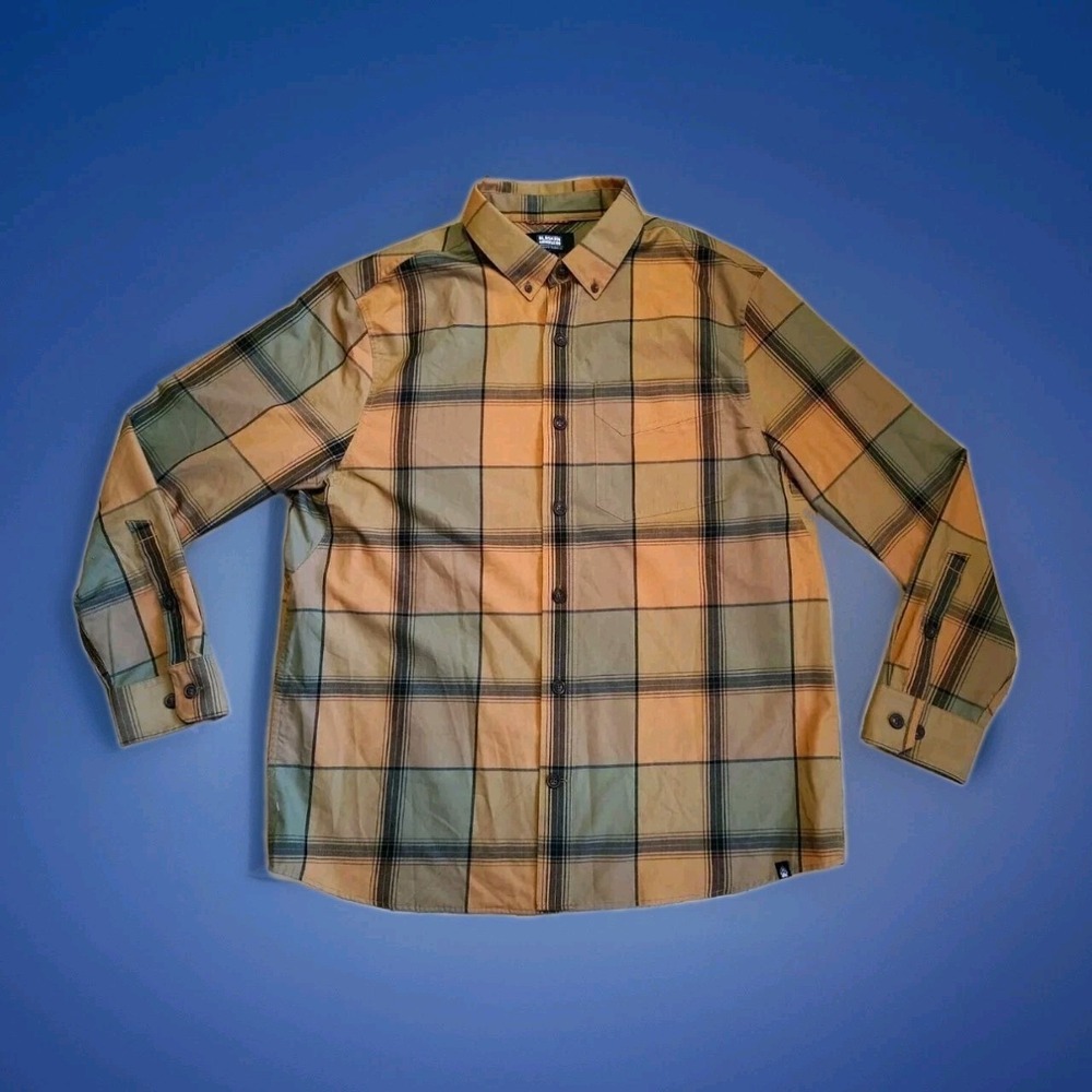 Alaskan Hardgear Duluth Flannel Shirt Mens Large Button Untucked Polyester/Wool
